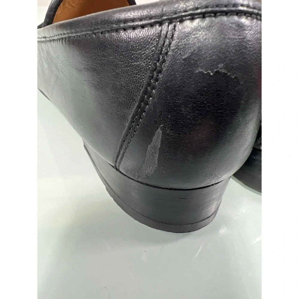 Allen Edmonds Men's 9.5D Black Leather Tassel Loafers Made USA Dress‎ Shoes